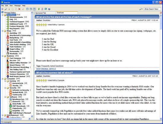 newsbar rss reader windows