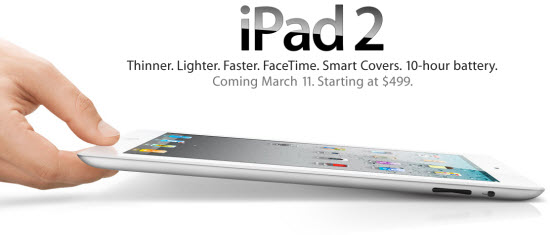 iPad 2 Launched Features and Pricing