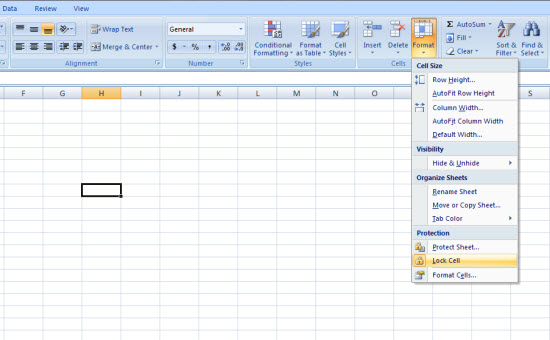 How to Lock & Unlock Individual Cells in MS Excel Worksheet