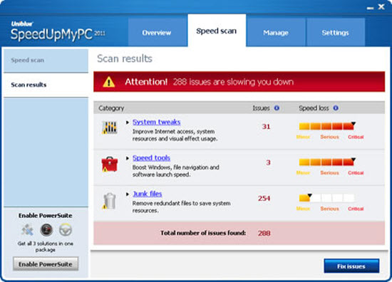 Uniblue SpeedUpMyPC 2011