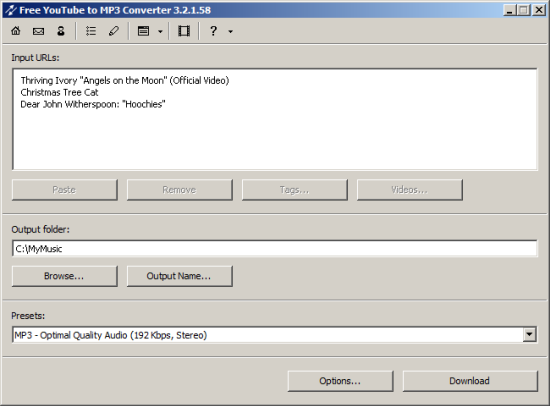 Youtube to MP3 converter