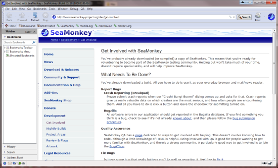 All in one Internet Suite SeaMonkey