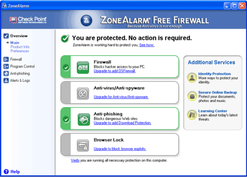 Zone Alarm Firewall