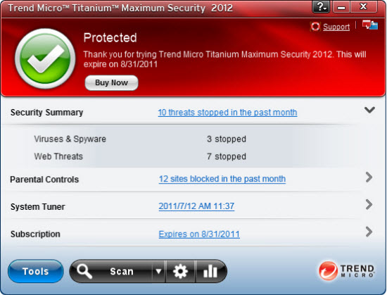 Trend Micro Titanium Maximum Security 2012