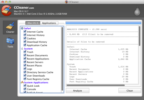 CCleaner for Mac