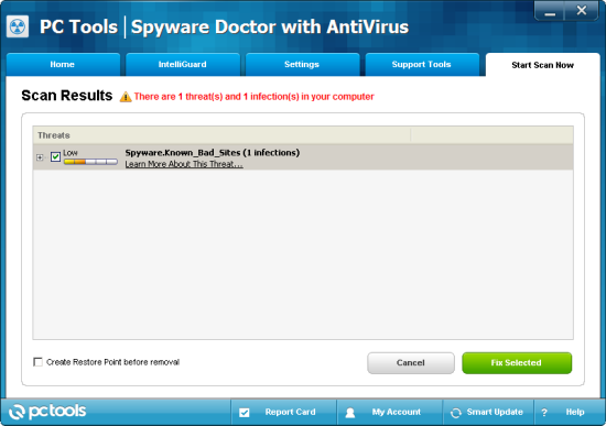 PC Tools Spyware Doctor with AntiVirus