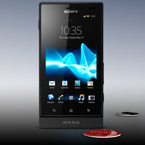 Sony Xperia Sola with Floating Touch and SmartTag