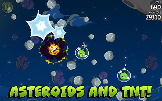 Angry Birds Space Available for Android and iOS