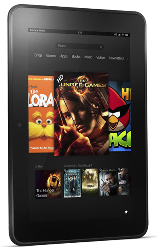 New Amazon Kindle Fire Series 7, 8.9-inch HD with 4G LTE