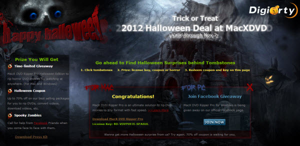 Halloween Giveaway By MacXDVD